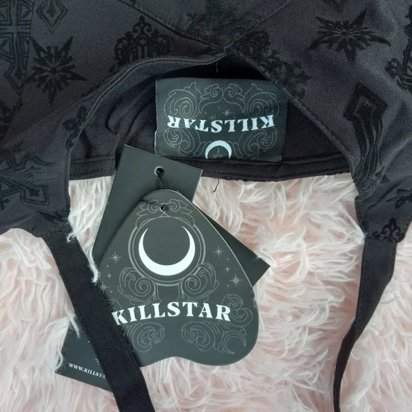 LAST 1!!! Killstar dbl corset Halter Top! nwt in bags! Victorian Gothic corset! - Picture 5 of 10